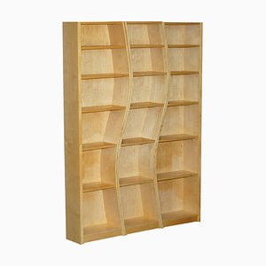 3-Section Bookcase in Birch
