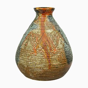 Vaso in ceramica di Claudio Pulli, Italia, anni '70