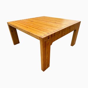 A Danish Mid-Century Modern Brutalist Coffee Table in Pine from the 1970´s, 1972