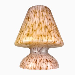 Large Italian Mushroom Table Lamp in Murano Glass, 1970s