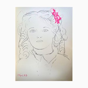 Litografía en color de Pablo Picasso, Maria the Artist Daughter, 1962