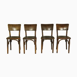 Pub Chairs from Thonet, 1930s, Set of 4