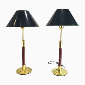Metal Table Lamps from Metalarte, 1950s, Set of 2