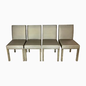 Chaises Vintage en Acier en Chrome, 1960s, Set de 4