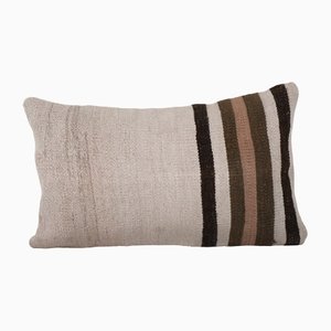 Anatolian Lumbar Striped Kilim Cushion Cover