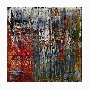 Harry James Moody, Composición abstracta sin título, 2022, óleo sobre lienzo