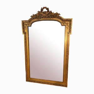 Miroir de Cheminée avec Cadre Doré