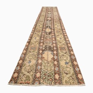 Tappeto Oushak vintage in lana marrone, Turchia, anni '60