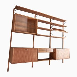 Danish Wall Unit in Teak by Poul Cadovius for Royal System, 1960s