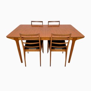 McIntosh Dining Table and Chairs, 1960s, Set of 7