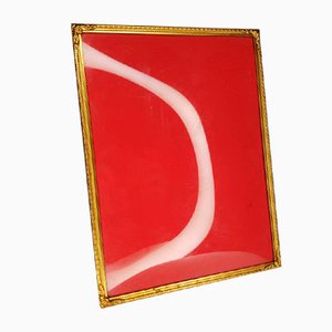 Danish Picture Frame in Glass and Brass by Jyden for Ramme Fabriken, 1930
