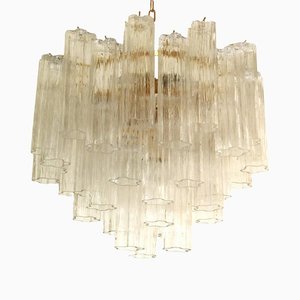 Italienischer Sputnik Kronleuchter aus Muranoglas in Gold von Simoeng