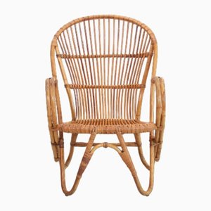 Vintage Rattan Chair from Rohé Noordwolde, 1960s