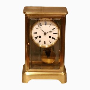 French Bell Striking Four Glass Clock