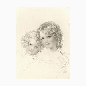 After Sir Thomas Lawrence, The Calmady Children, 1820s, Engraving