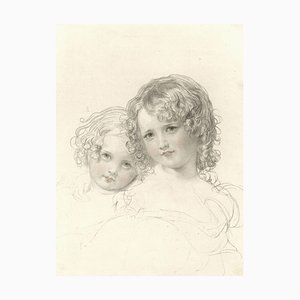 D'après Sir Thomas Lawrence, The Calmady Children, 1820s, Gravure