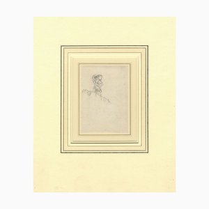 William Evans of Bristol AOWS, An Italian Peasant, Mid 19th Century, Graphite Drawing