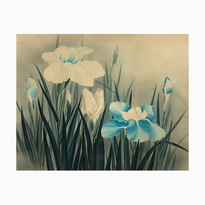 Circle of Lowell Blair Nesbitt, Iris Flowers 1, Mid-20th Century, Watercolour