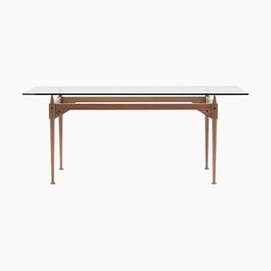 TL3 Tisch, Holz und Glas von Franco Albini für Cassina