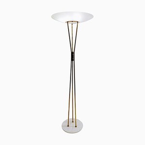 Lampadaire Mid-Century Attribué à Gaetano Sciolari pour Stilnovo, Italie, 1950s