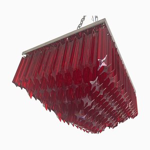 Soporte al ras de cristal de Murano italiano Light Quadriedo Cut de 45 grados de Simoeng