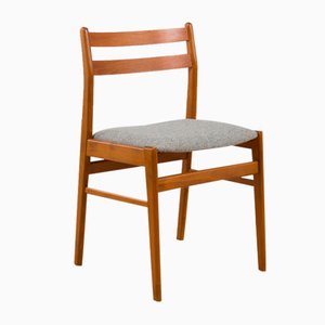 Dänische Stühle mit grauen Wollsitzen von SAX, 1960er, 4er Set