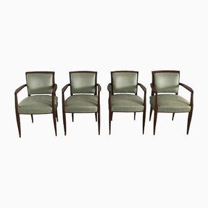Armchairs by Alfred Portenneuve 1940, Set of 4