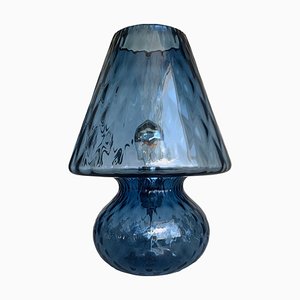 Lámpara Ballotton de cristal de Murano azul de Simoeng