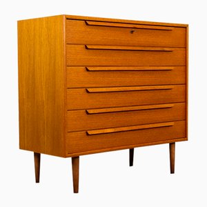Mid-Century Teak Chest of Drawers from WK Möbel