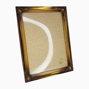 Danish Glass and Brass Picture Frame by Jyden for Ramme Fabriken, 1930s