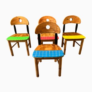 In Color We Trust Chairs, 1972, Set of 4