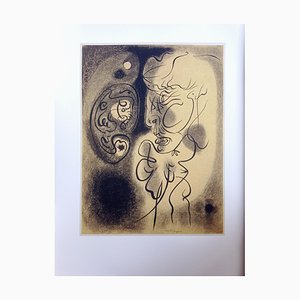 André Masson, Contemplation of the Abyss, Lithograph, 1981