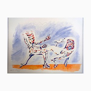 André Masson, Dialogue of Furniture, Litografia, 1981