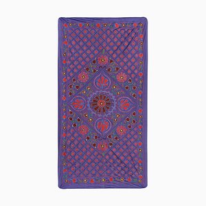 Suzani Embroidered Silk Table Runner