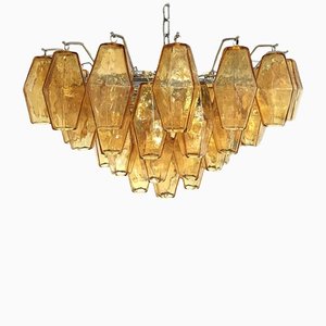 Lámpara de araña Sputnik de estilo italiano de cristal de Murano Poliedro de Simoeng