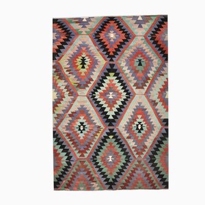 Tapis Kilim Vintage en Laine