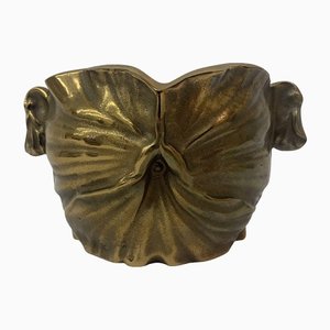 Pot de Fleur Art Nouveau en Bronze, 1930s