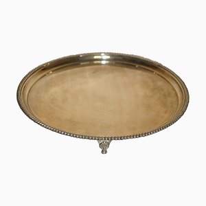 Vassoio da portata antico in argento sterling di William Hutton & Sons, 1933