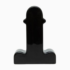 Jarrón Shiva Prototype 2/8 negro edición limitada atribuido a Ettore Sottsass, 2017