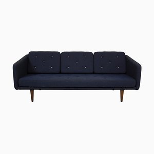 No. 1 Sofa mit blauem Stoffbezug von Børge Mogensen für Fredericia, 2000er