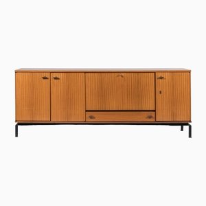 Credenza in teak attribuita a Marcel Gascoin