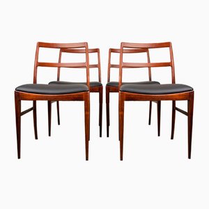 Dänische Rio Palisander 420 Stühle von Arne Vodder für Sibust, 1960er, 4er Set