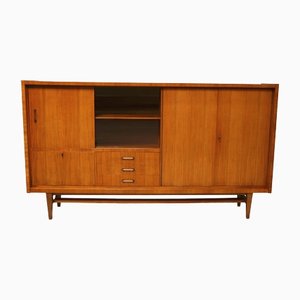 Large Wooden Highboard, 1960s