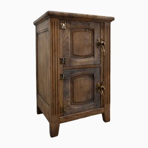 Mueble frigorífico antiguo de roble