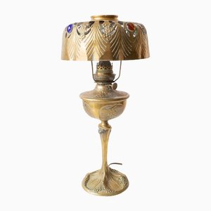 Art Nouveau Table Lamp by George Leleu