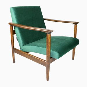 GFM-142 Chair in Green Velvet by Edmund Homa, 1970s