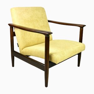 Light Yellow GFM-142 Chair by Edmund Homa, 1970s