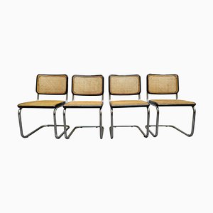 Cesca Chairs by Marcel Breuer for Thonet, Italy, 1960s, Set of 4