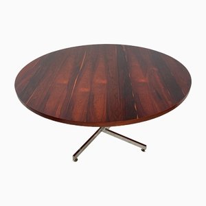 Vintage Rosewood & Chrome Dining Table by Pieff