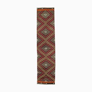 Tapis de Couloir Kilim Vintage, Turquie